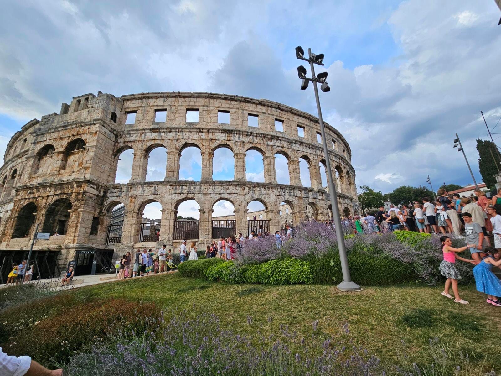 Queue For Roman Amphitheatre