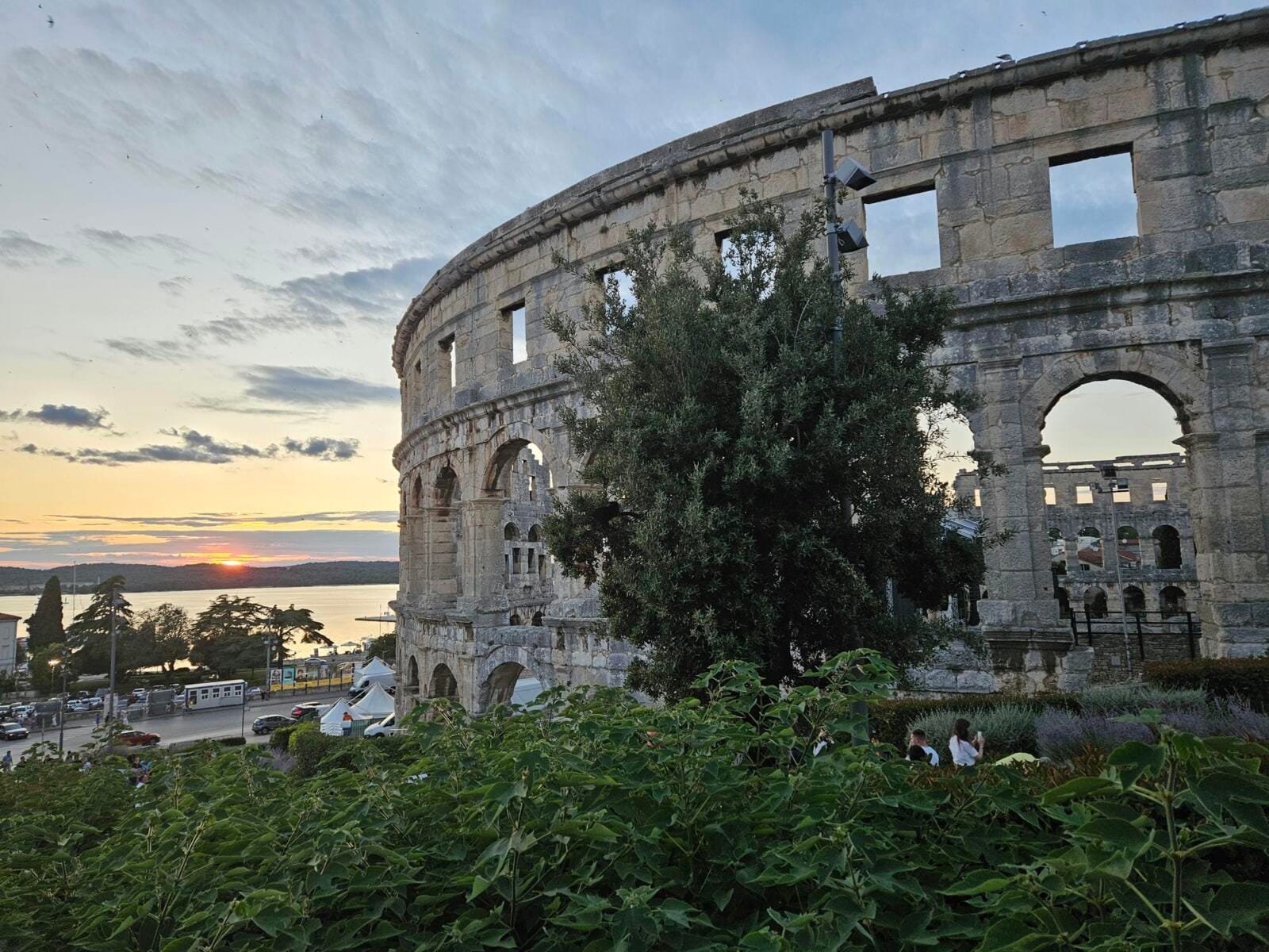 Sunset Pula Croatia