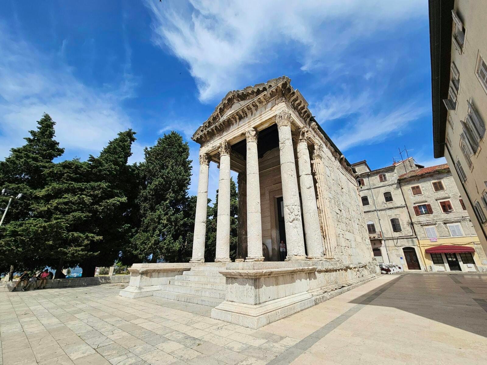 Temple of Augustus Roman Relics