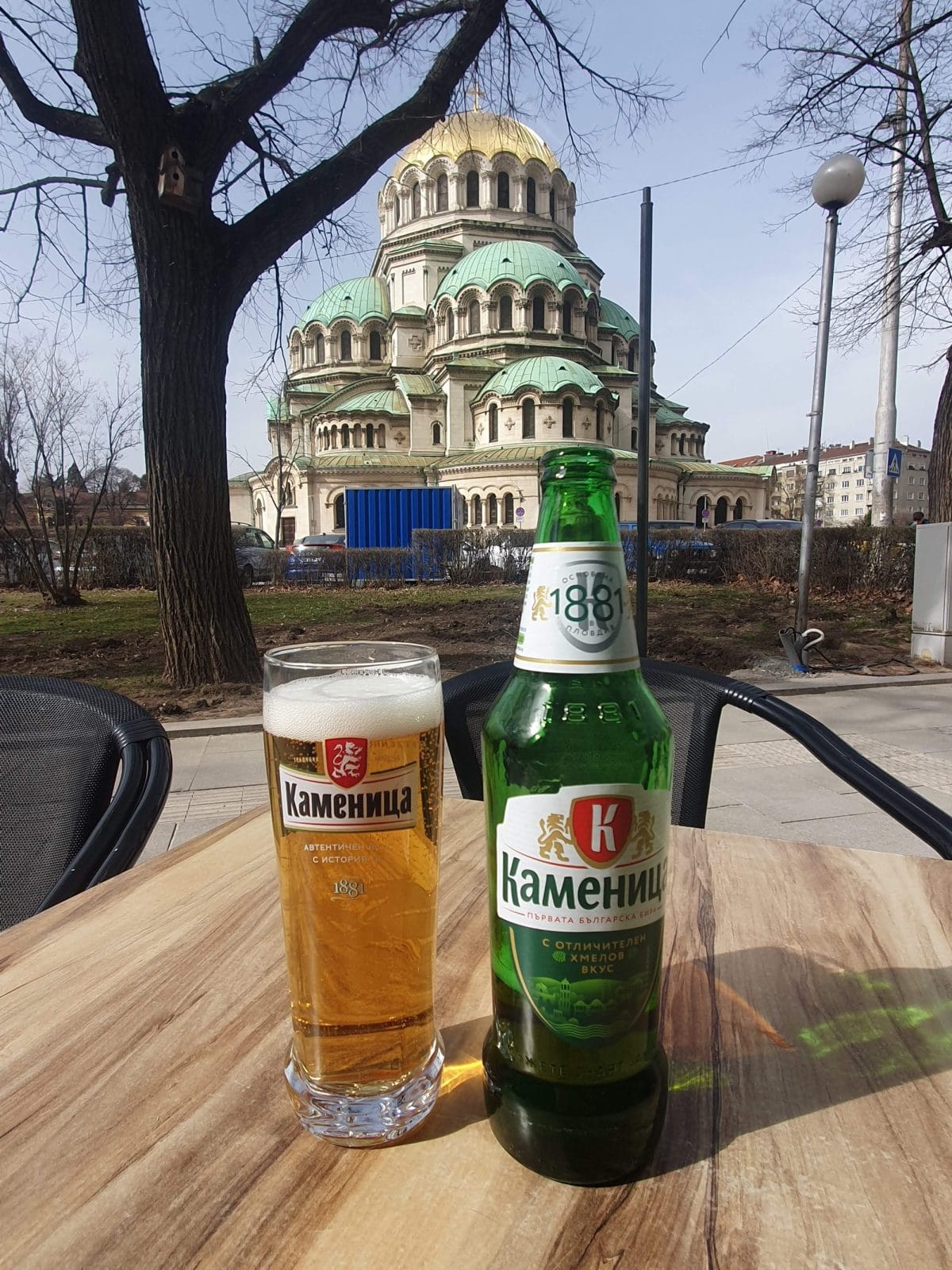 Beer with a view in Sofia