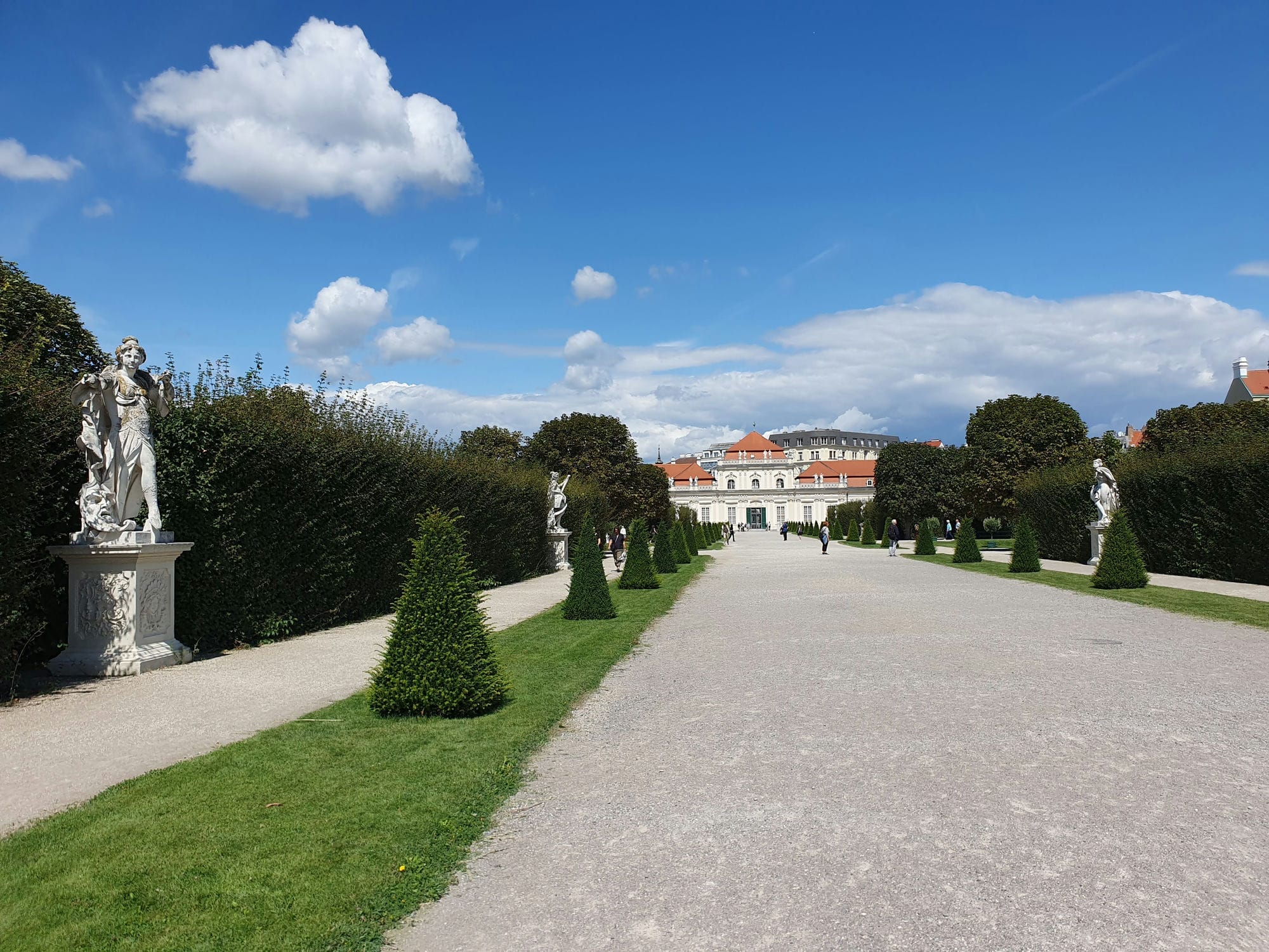 Lower Belvedere and Statues