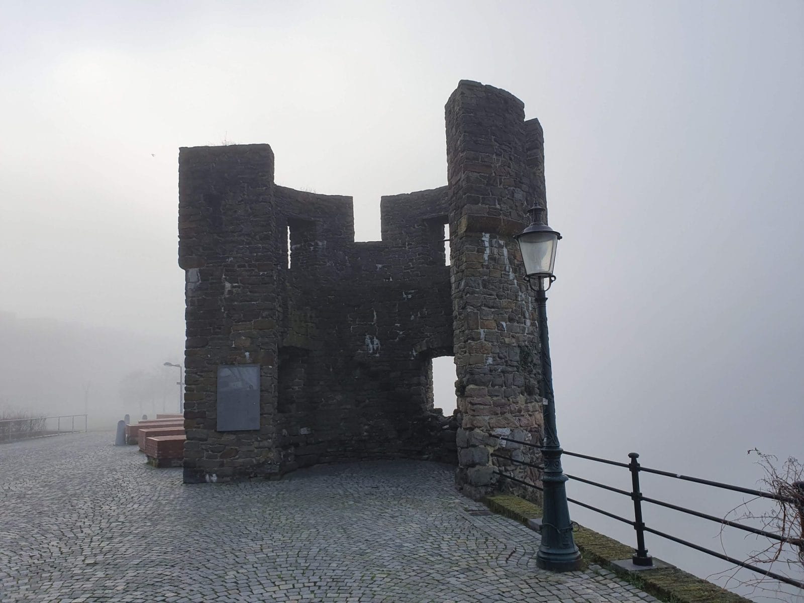 Medieval city wall of Wyck