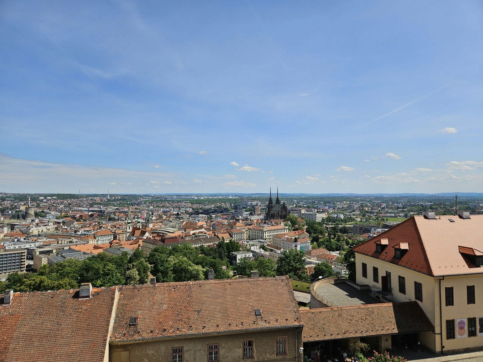 Cathedral from castle tower