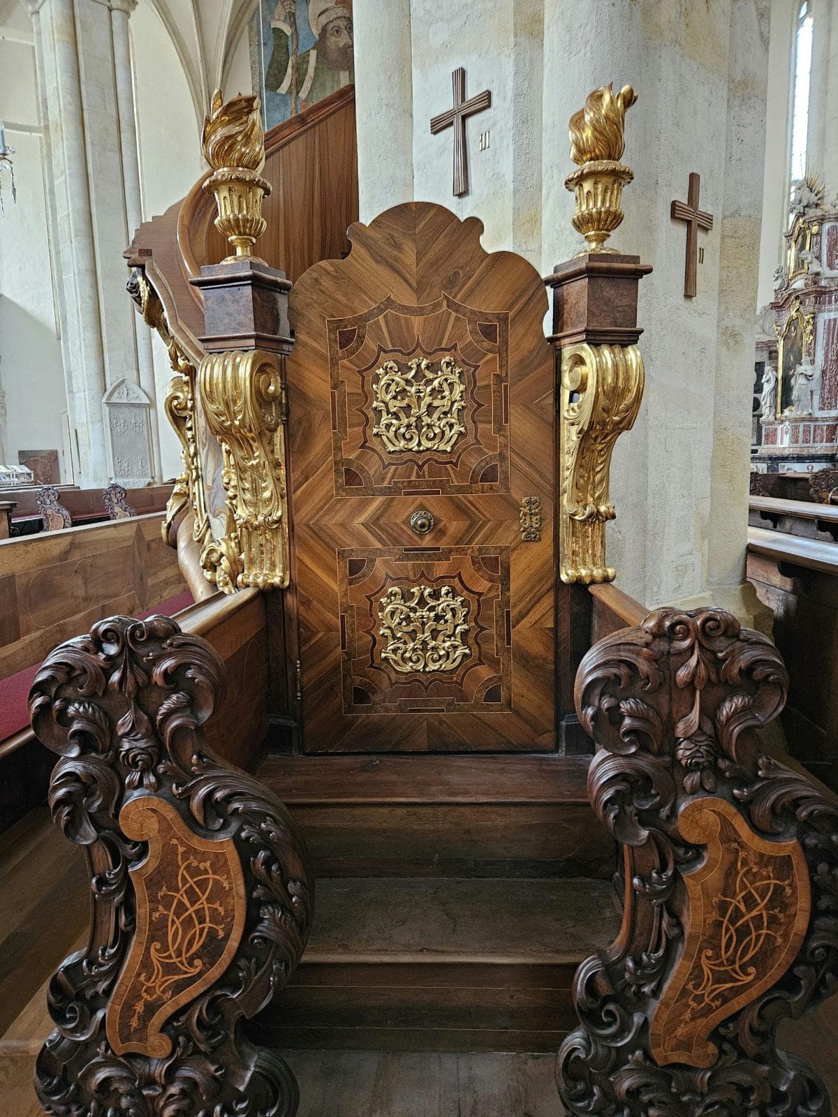 Graz Cathedral Pulpit entrance