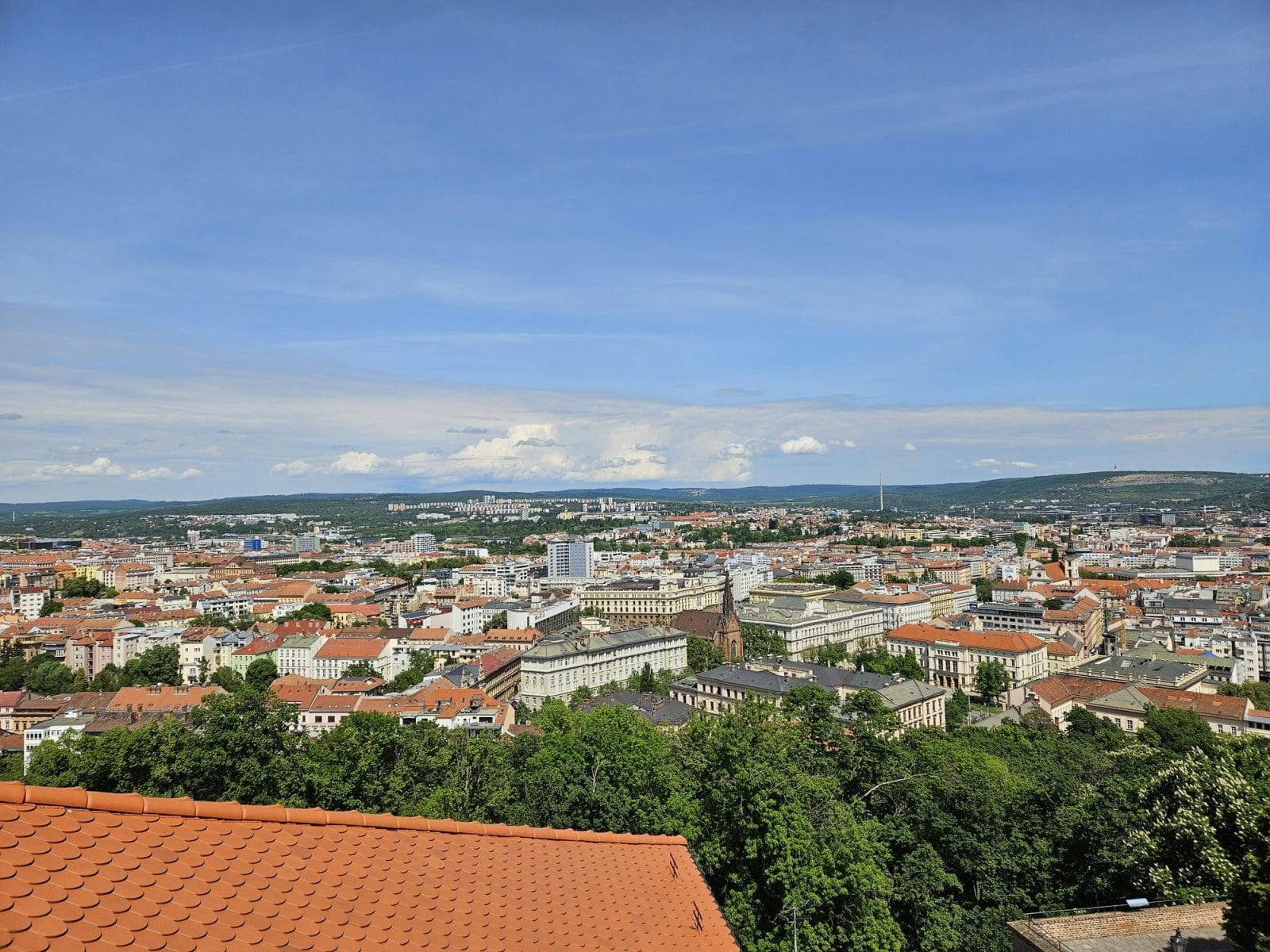 View from castle tower