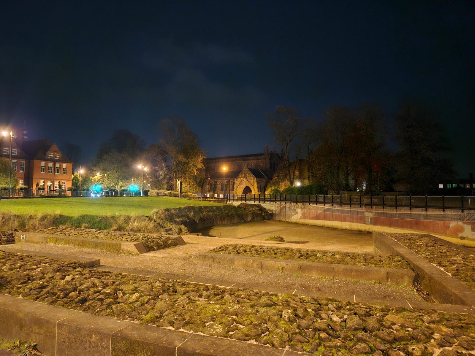 Chester Roman Amphitheatre Night