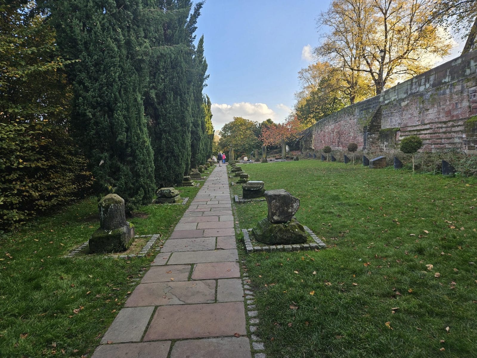 Chester Roman Gardens and City Wall