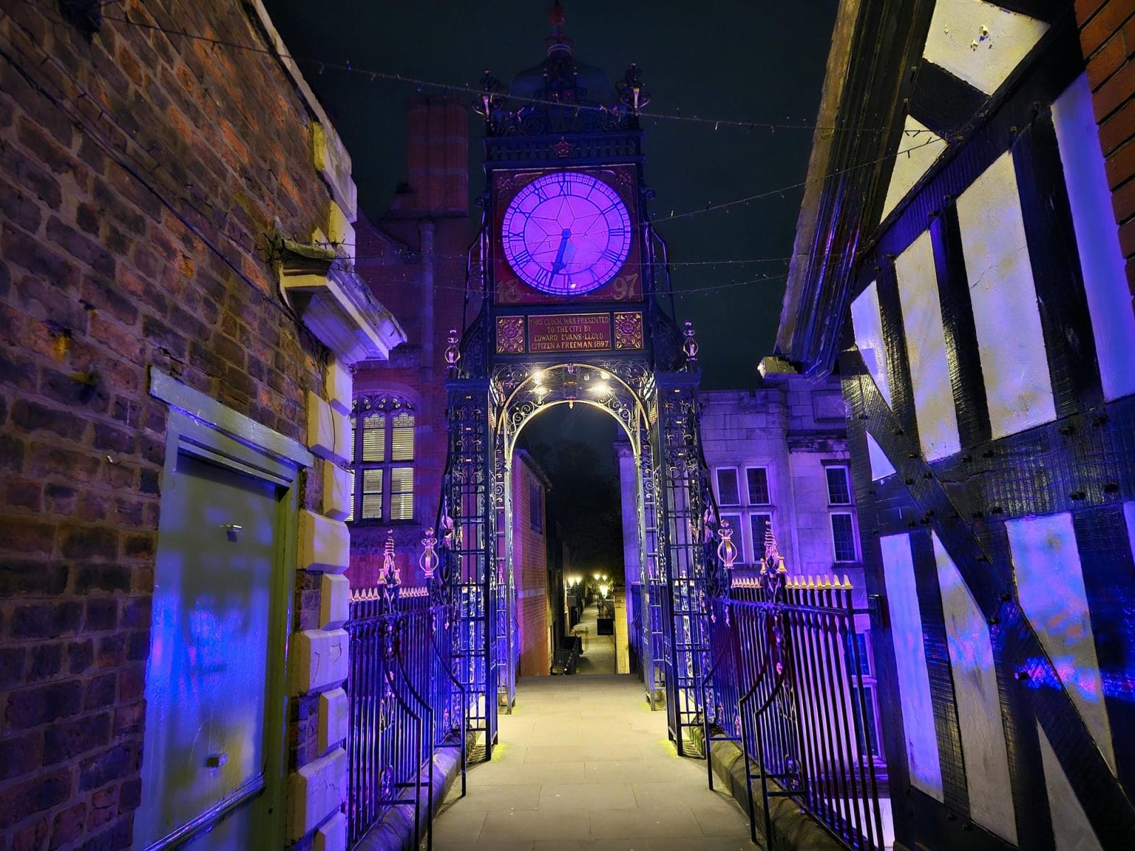 Eastgate Clock After Dark