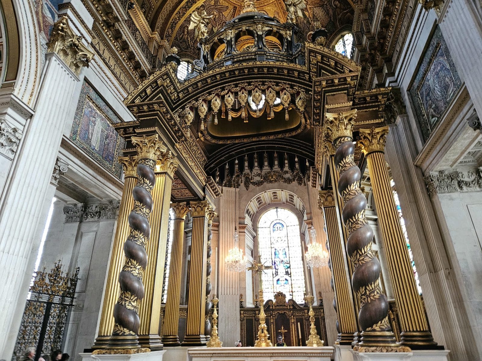 High Altar Details St Pauls