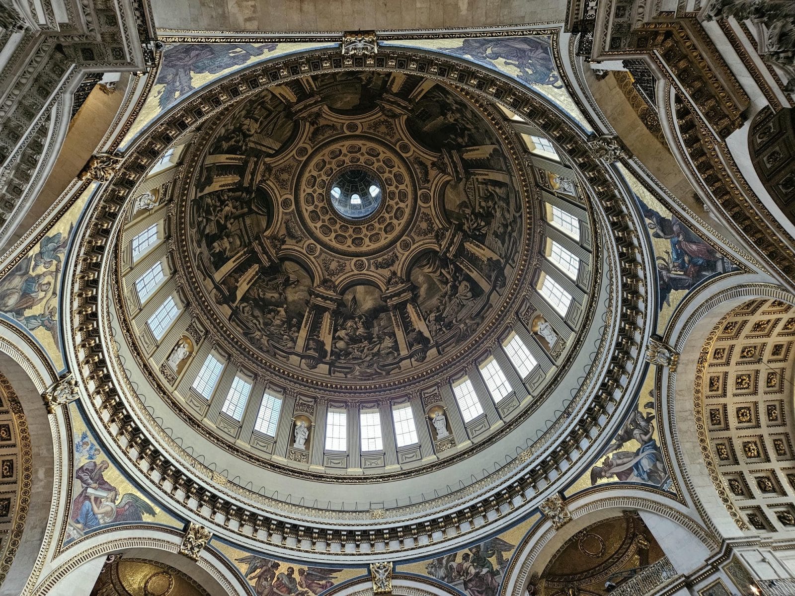 Inside the dome