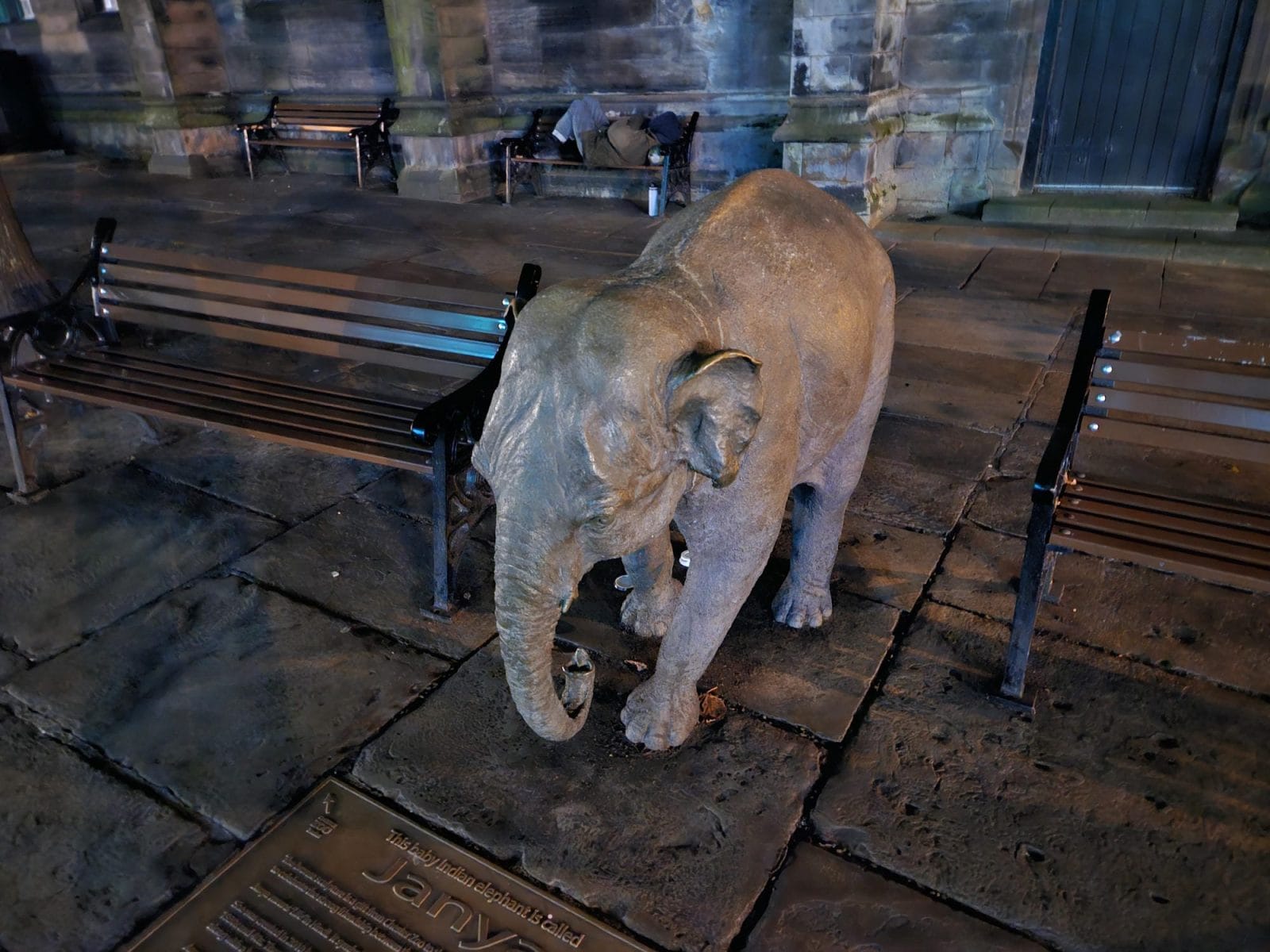 Statue of Janya - the Baby Elephant