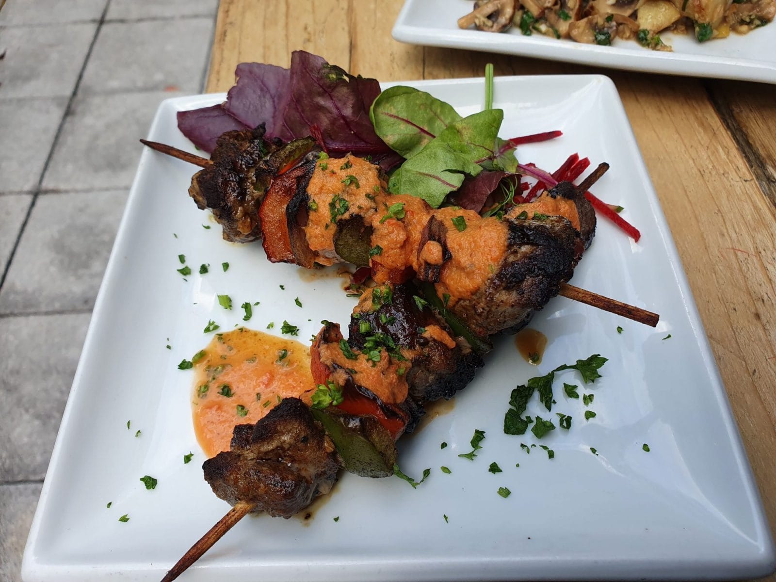 Spanish meat skewers