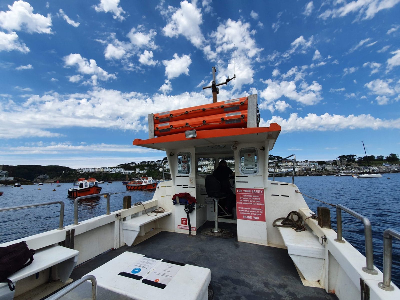 Onboard Ferry from Polruan