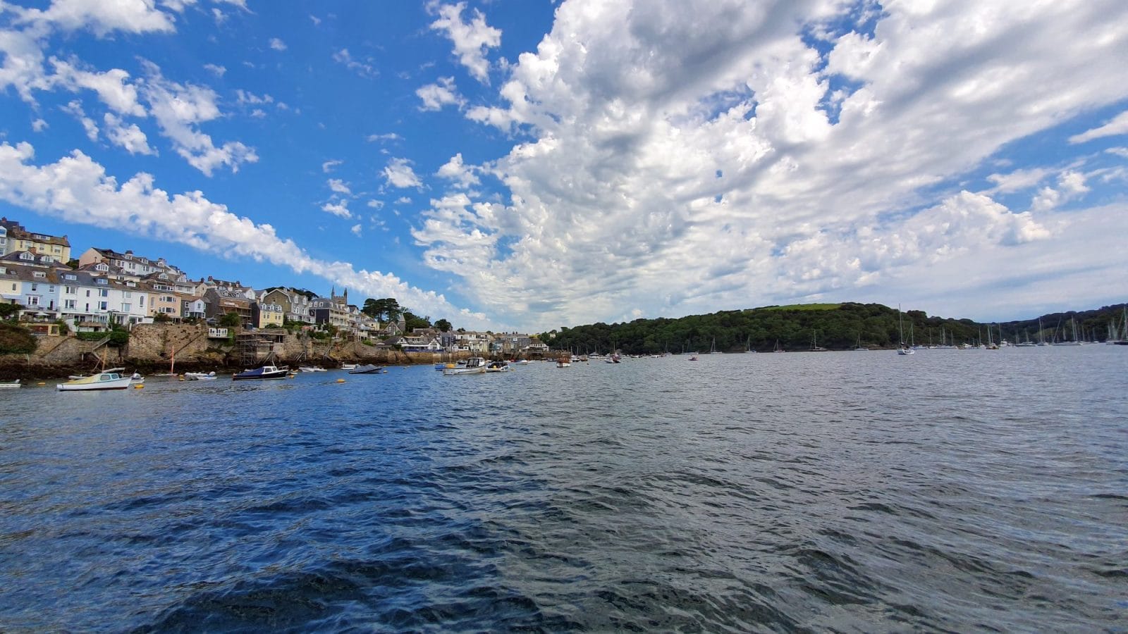 A view of Fowey From the ferry