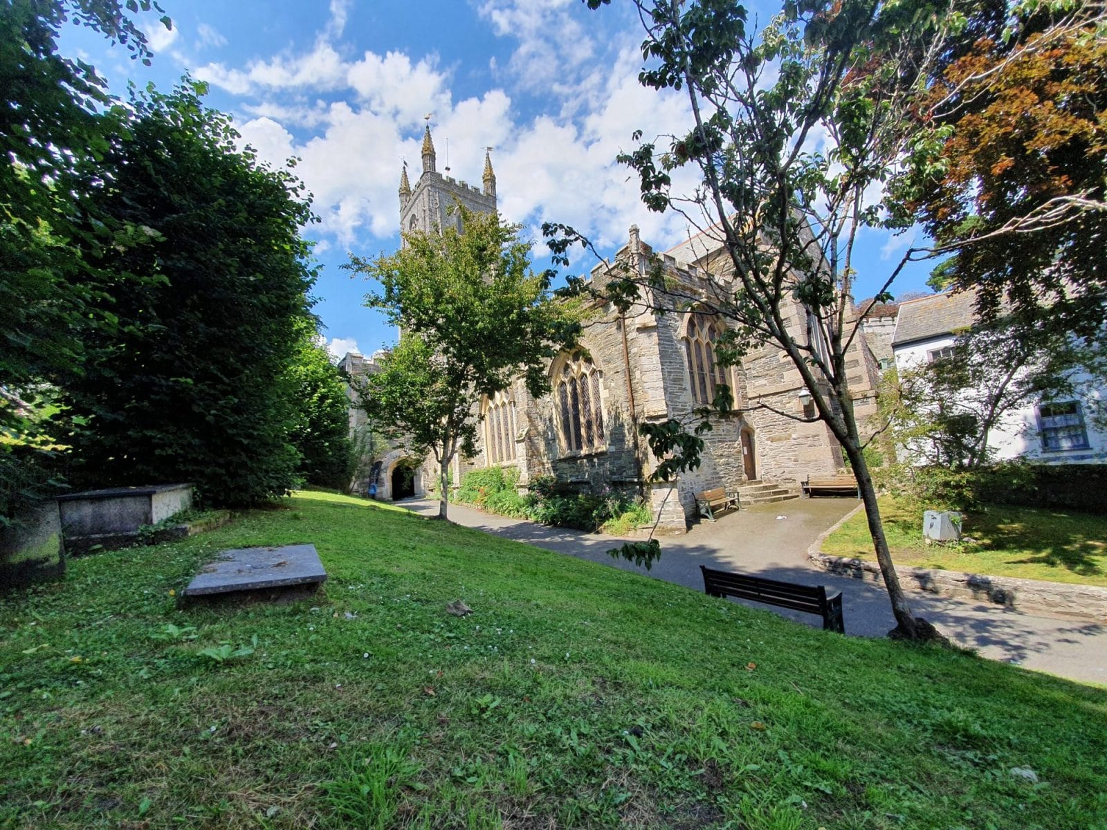 Fowey Parish Church exterior