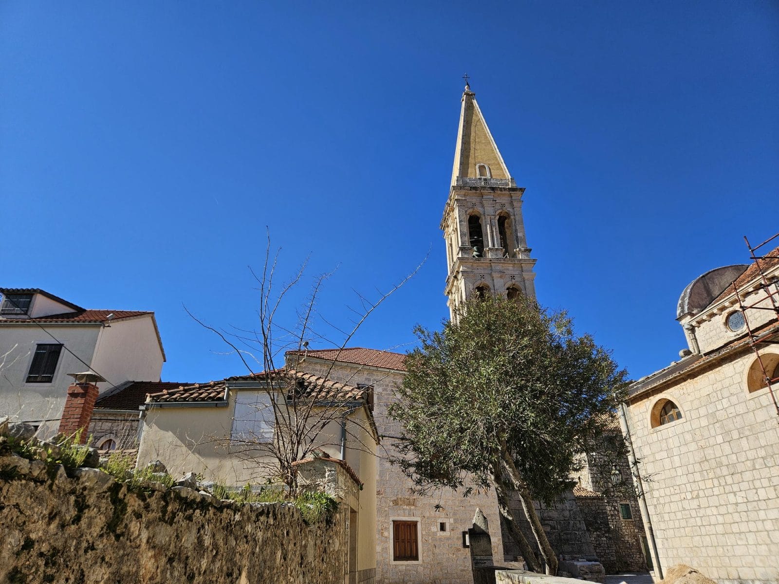 Bell tower of the church of St. Stephen Stari Grad