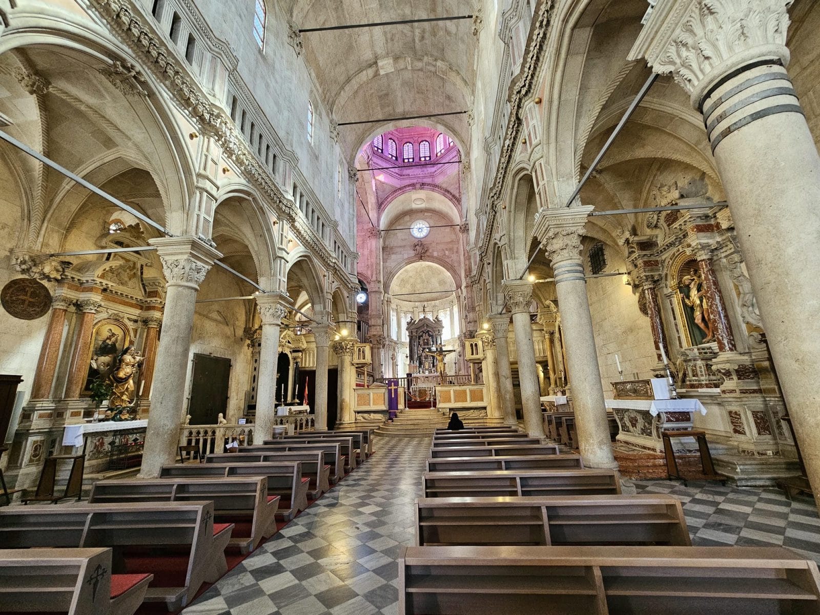 Inside Šibenik Cathedral