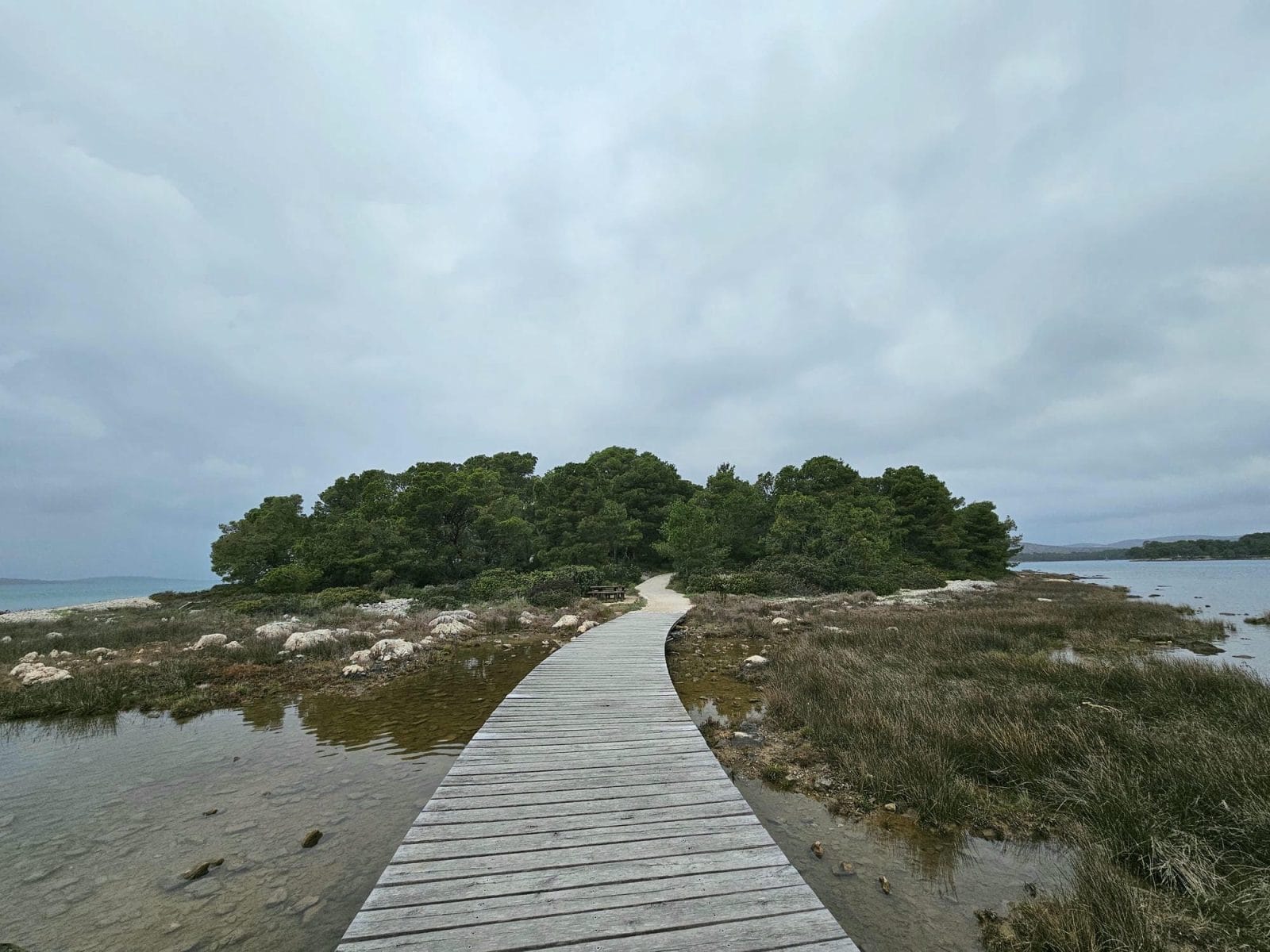 Shkoljic Island Walkway