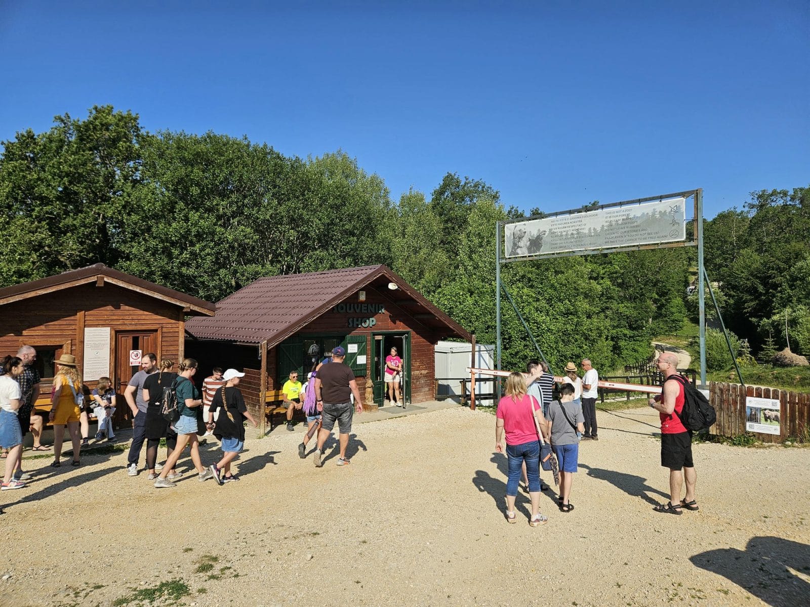 Shops and Entrance