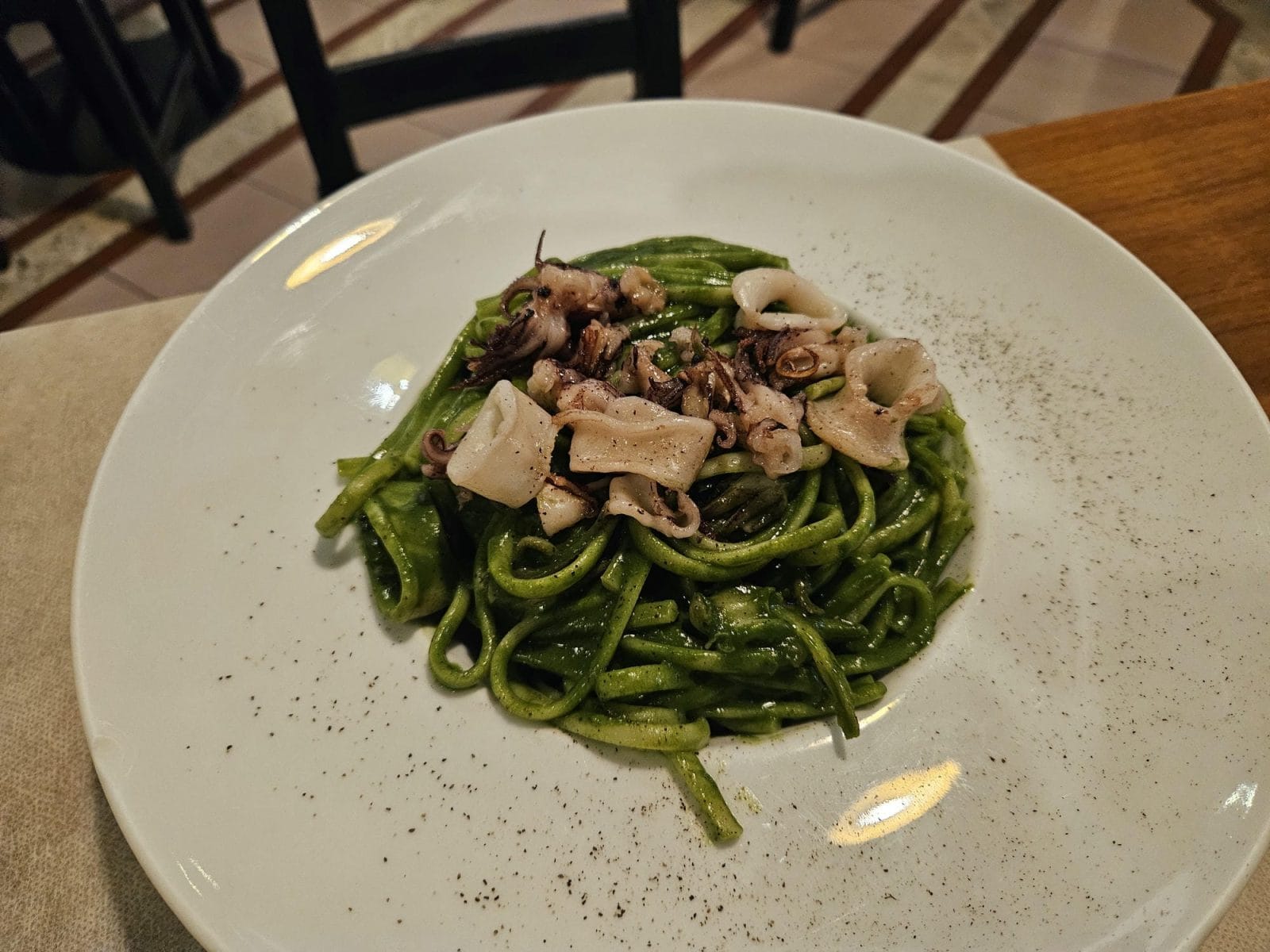 Ristorante Il Salotto Squid Pasta