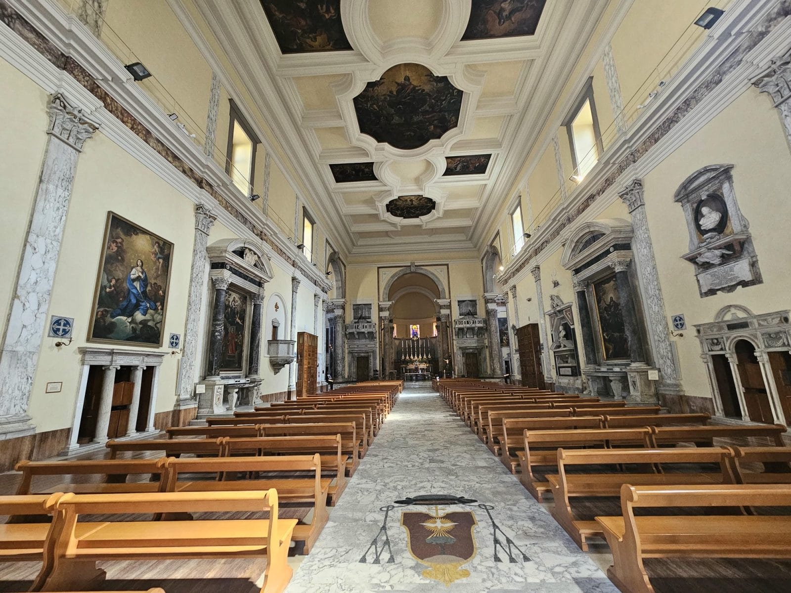 Livorno Cathedral Aisle