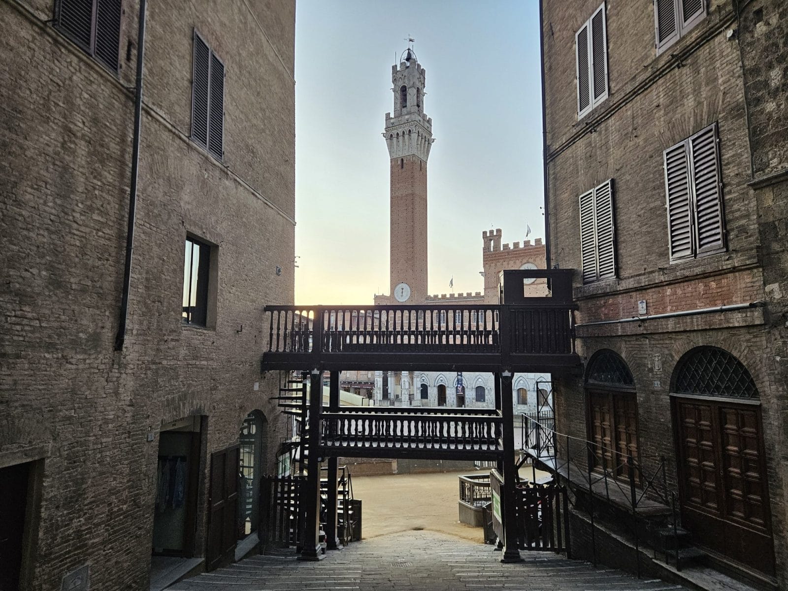 Tower at sunrise
