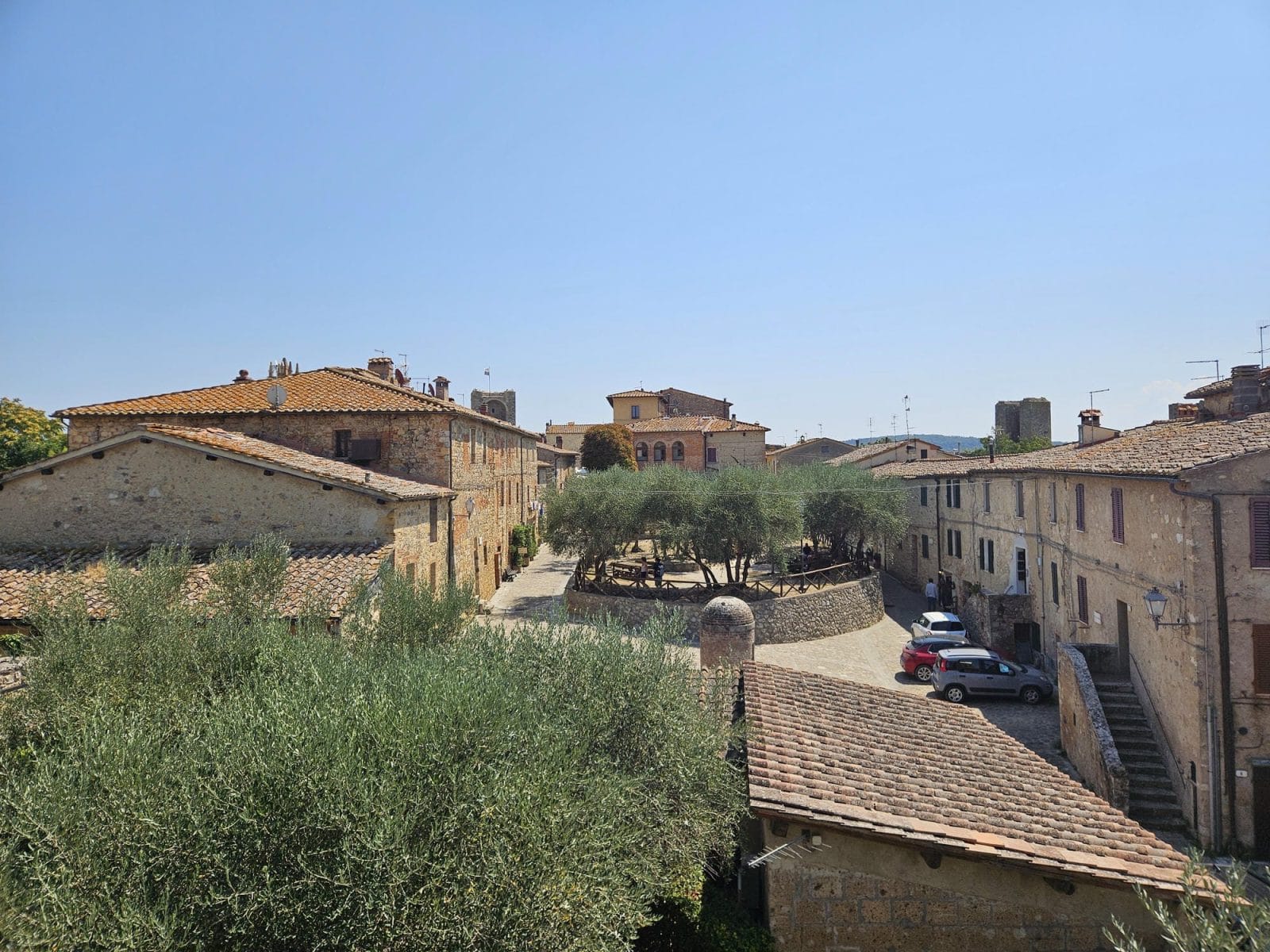 View from northern walkway