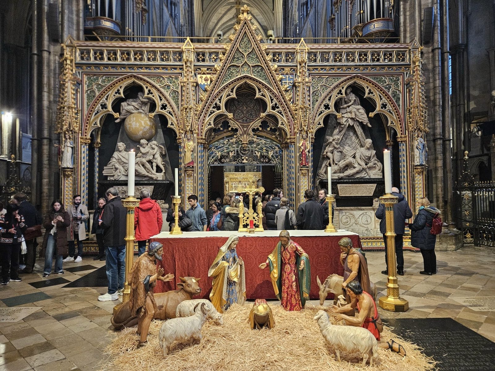 Festive Scene in Westminster Abbey