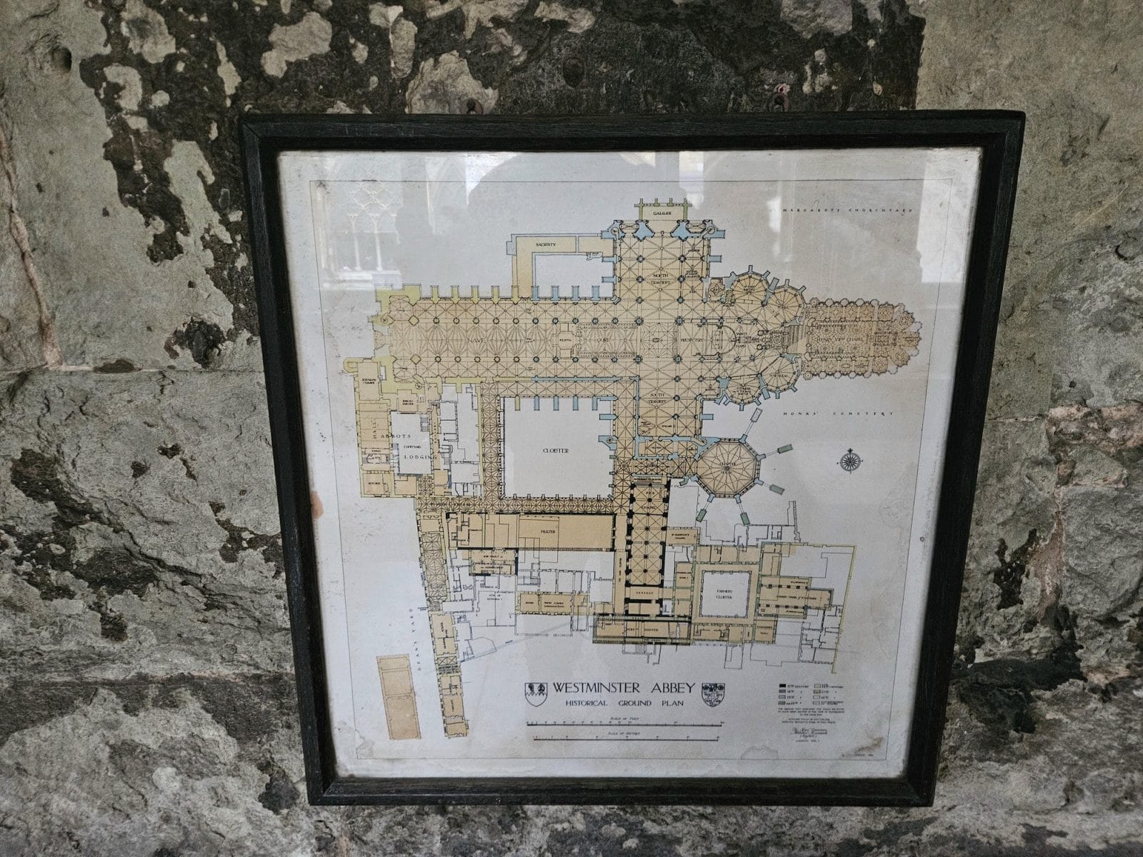 Map of Westminster Abbey