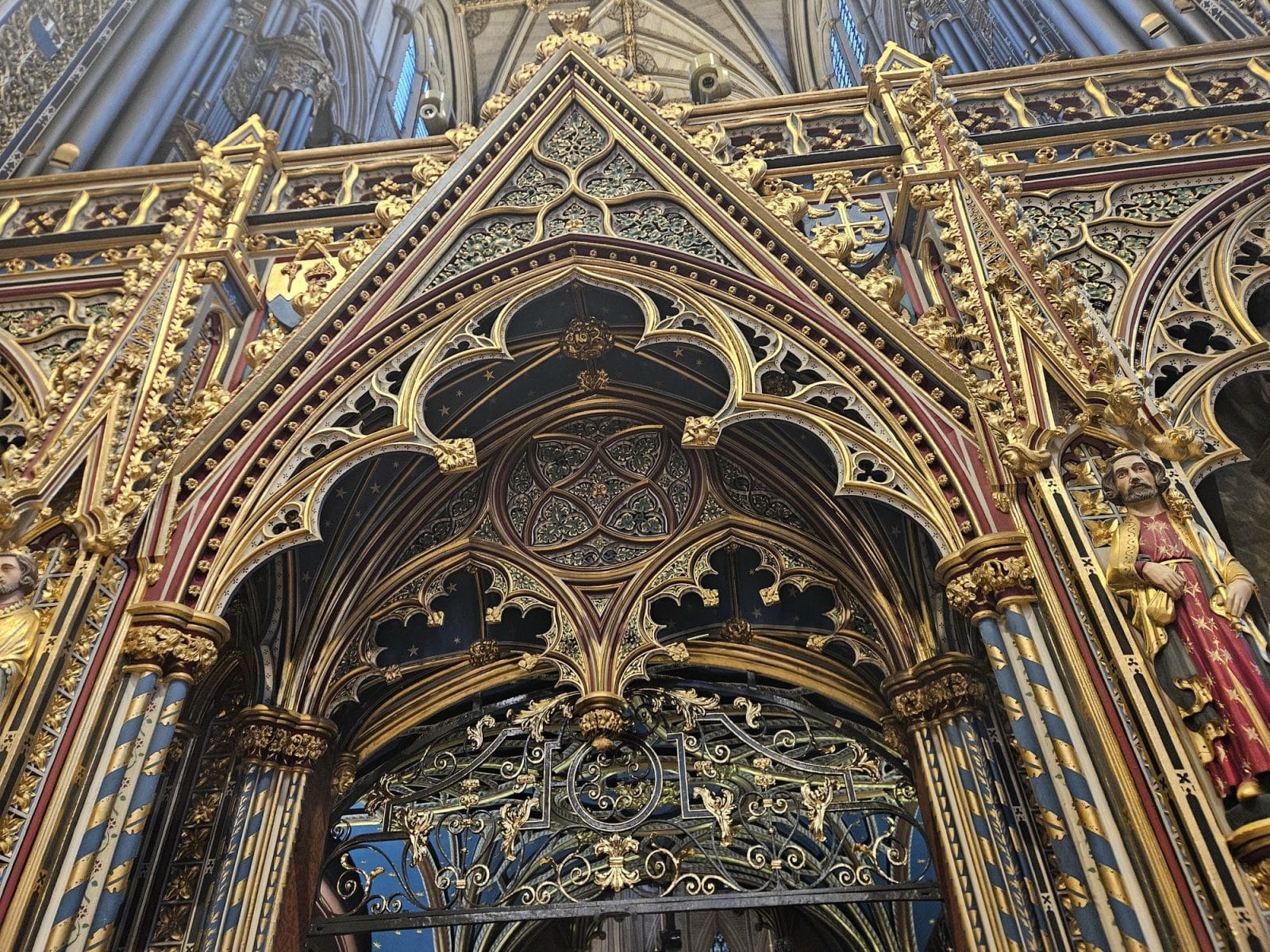 ornate Choir Screen.