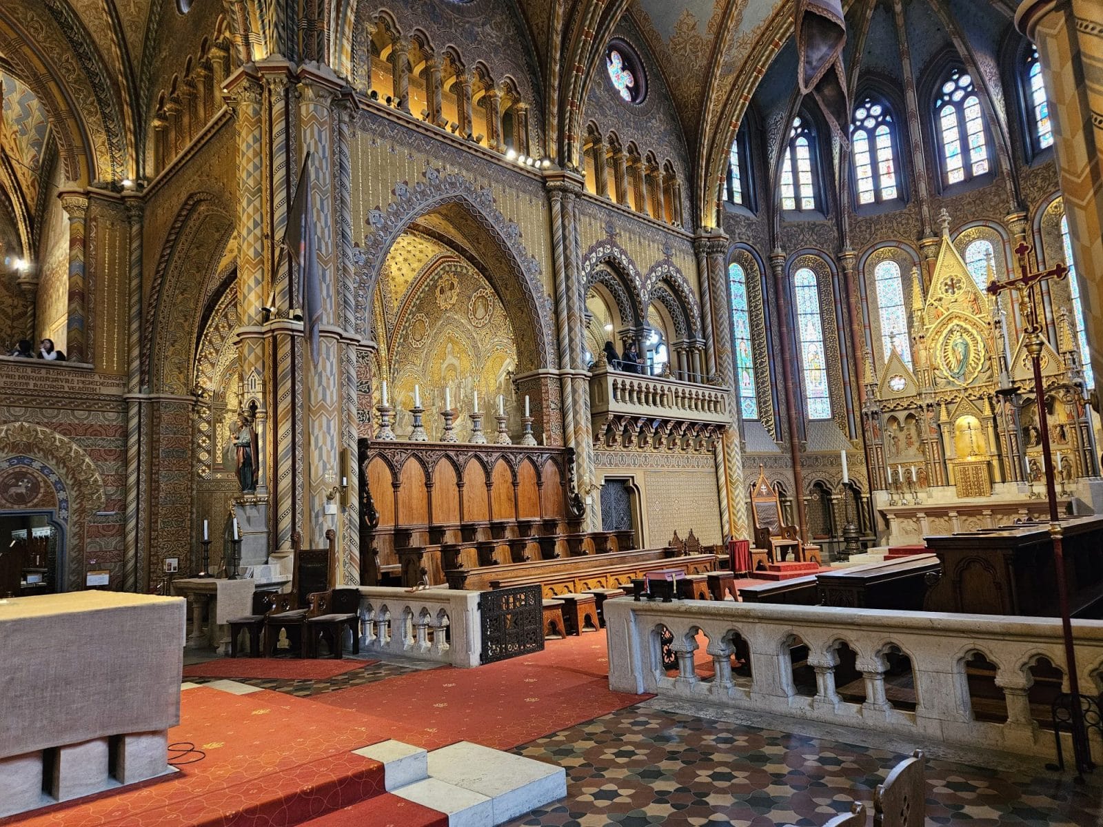 Balconies From Nave