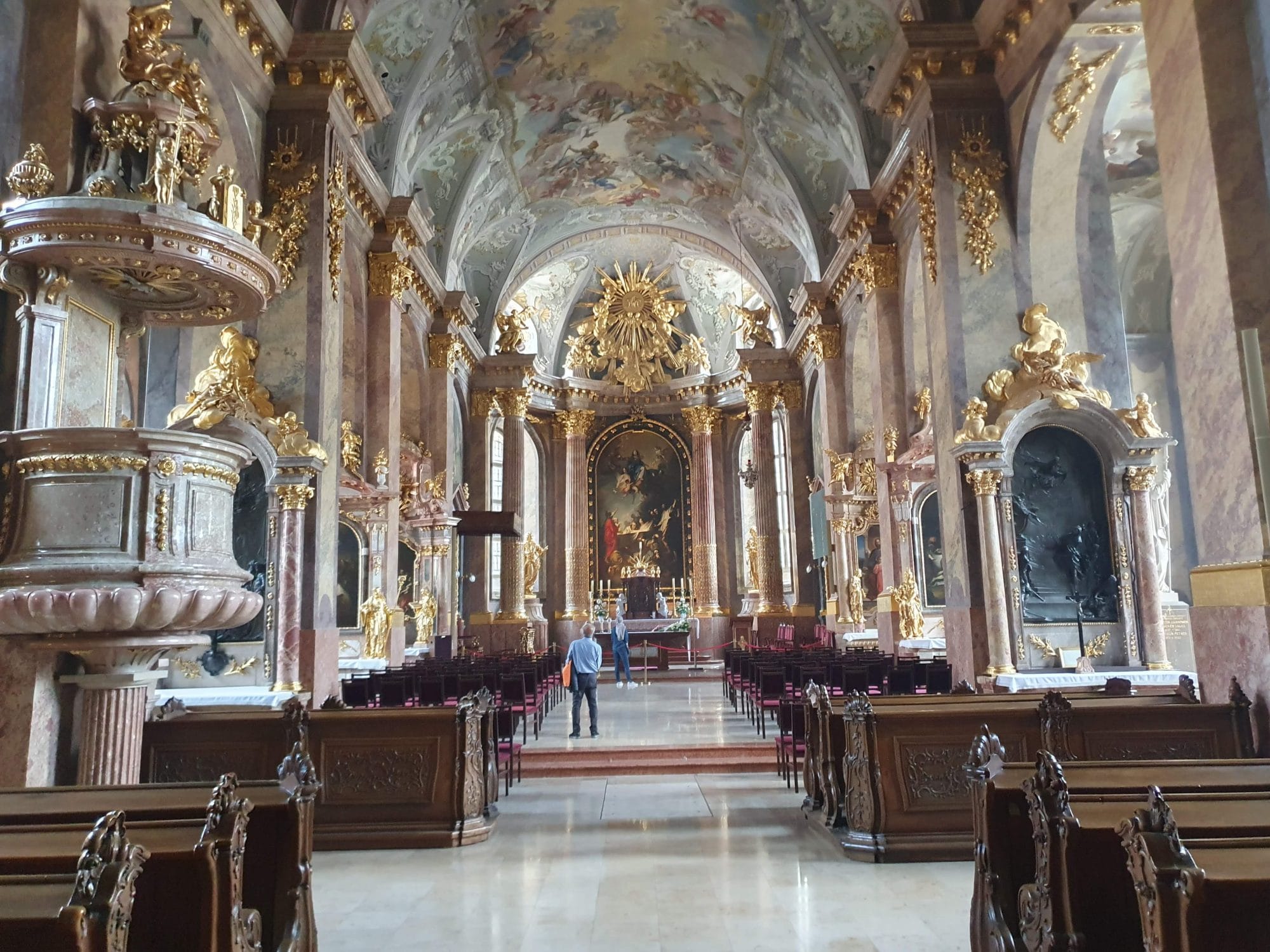 Basilica of Győr Aisle