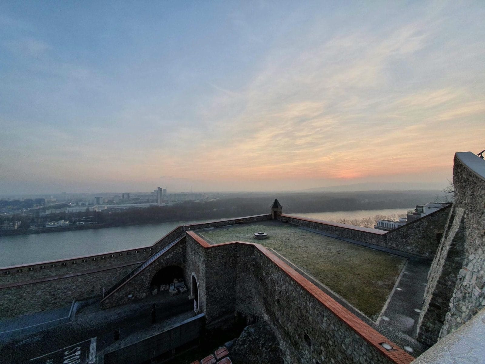 Bratislava Castle At Sunset