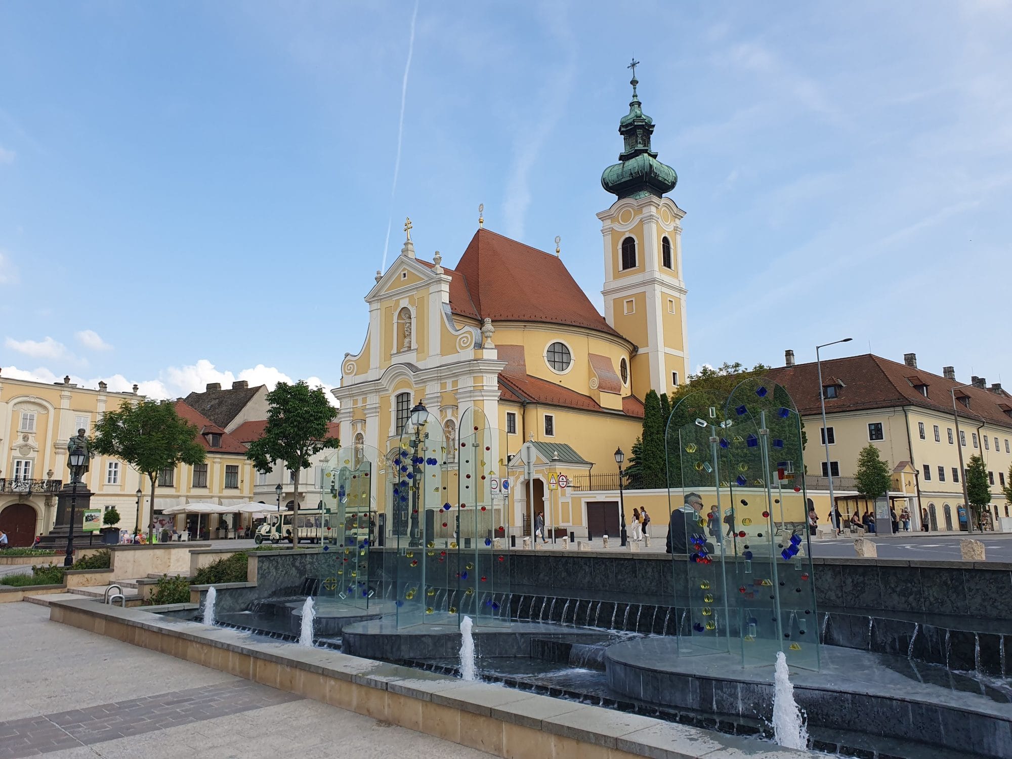 Church and Fountains