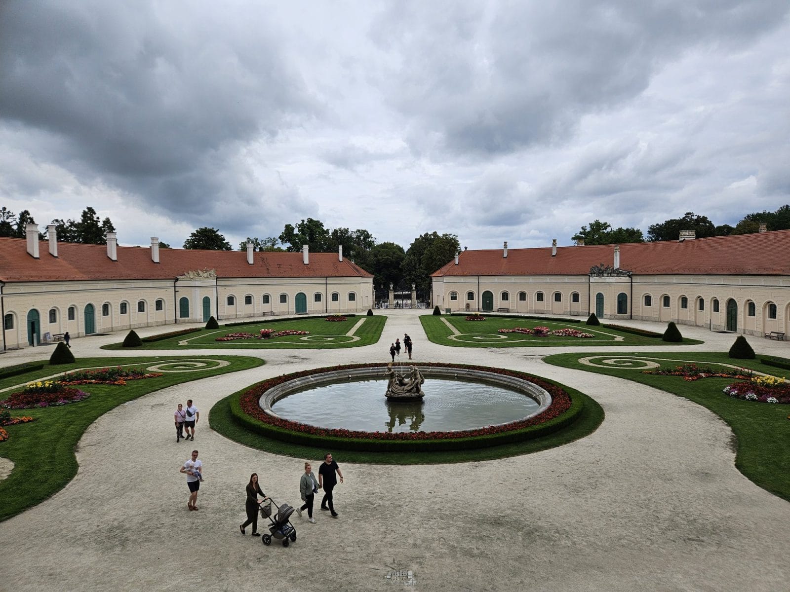 Courtyard from Balcony