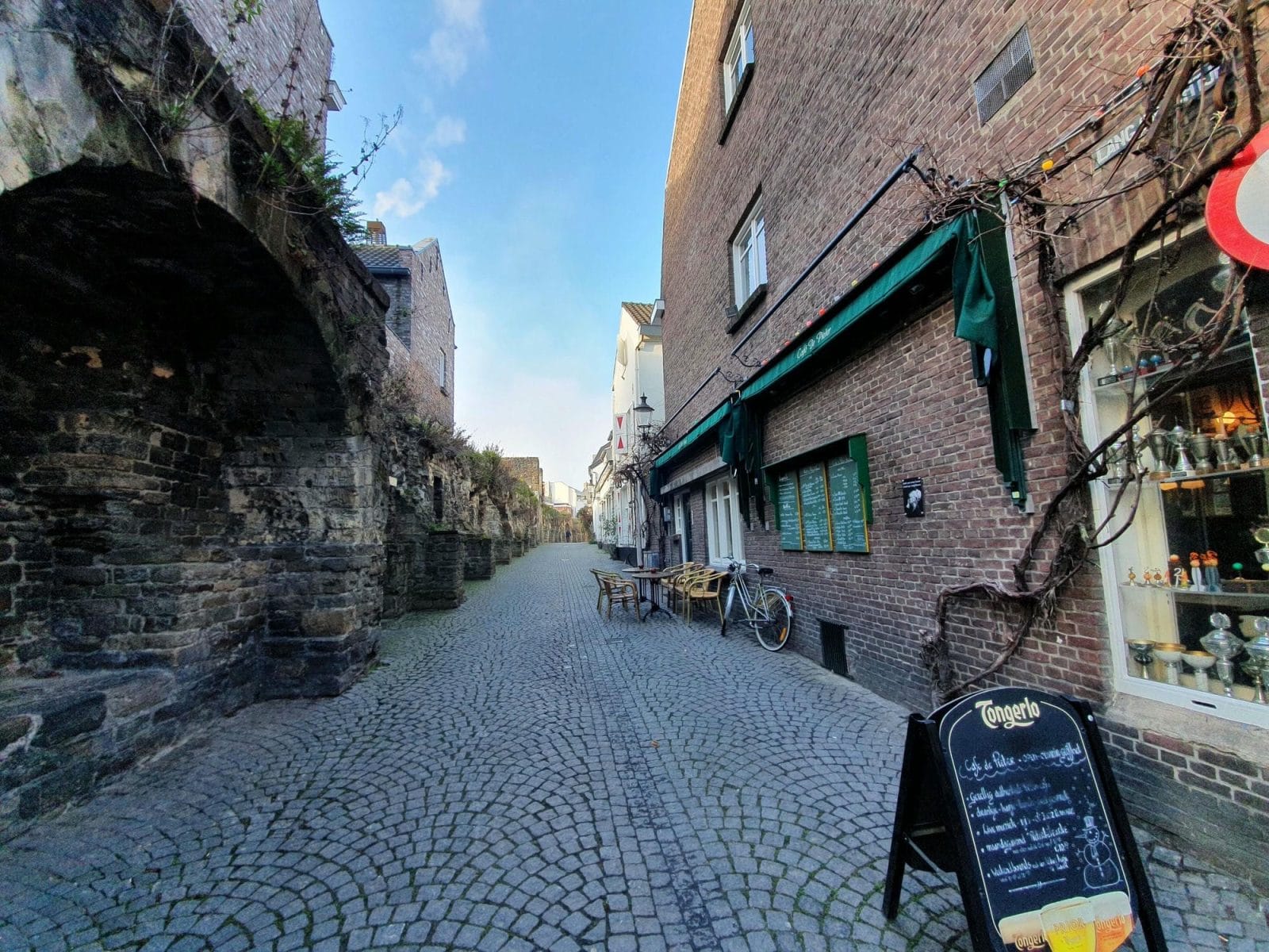 Old City Wall Maastricht. First City Wall