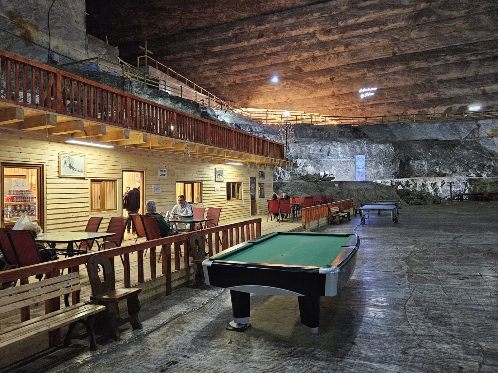 Pool Table and Cafe