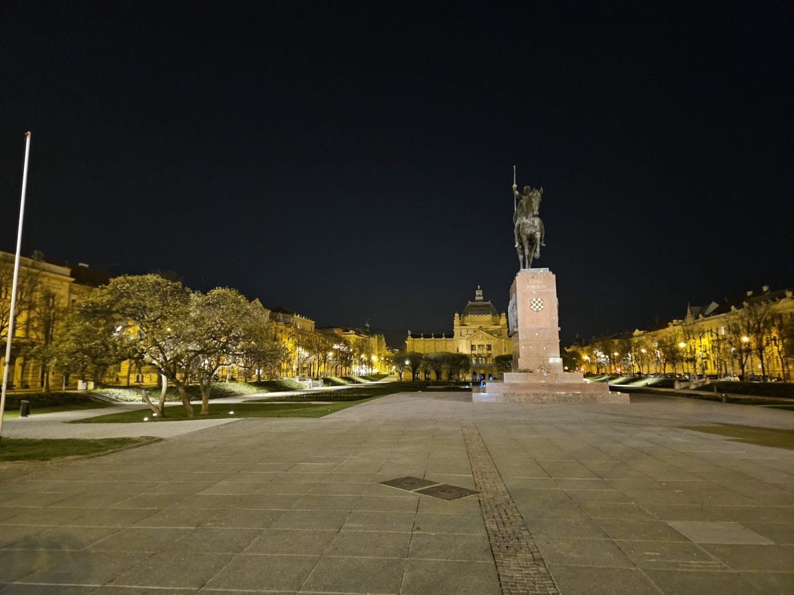 Zagreb at night