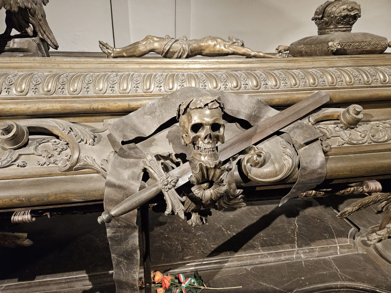 sarcophagus of Holy Roman Emperor Leopold I Skull