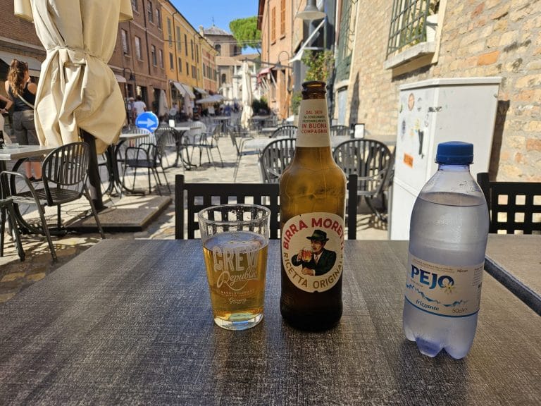 Bar Tabacchi Cavour Beer with a view